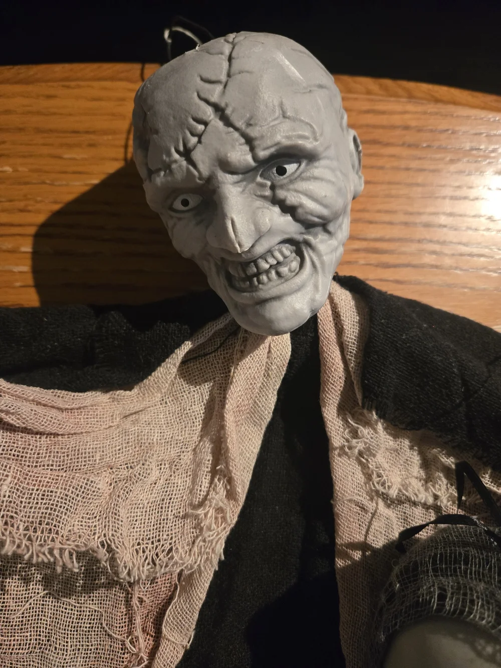 Spooky Halloween Hanging Skull And Monster